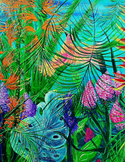 Rain Forest and Humming Birds